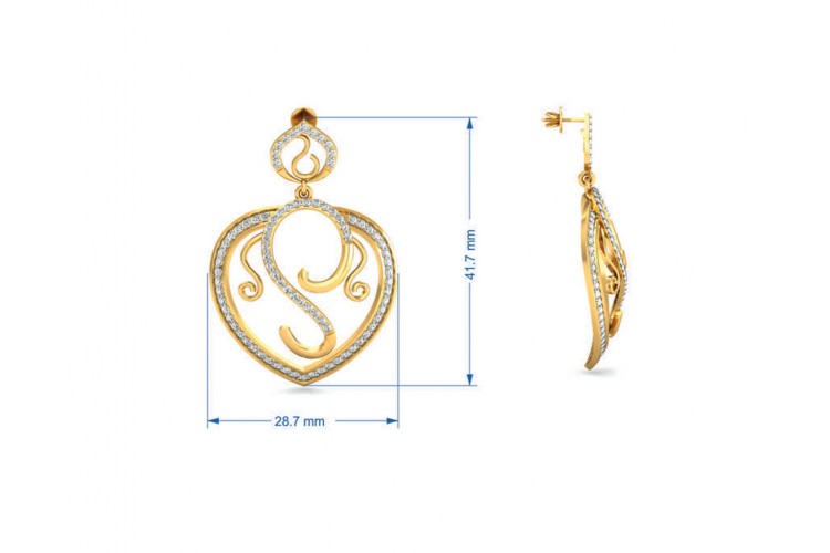 Jarn Gold Diamond Earrings